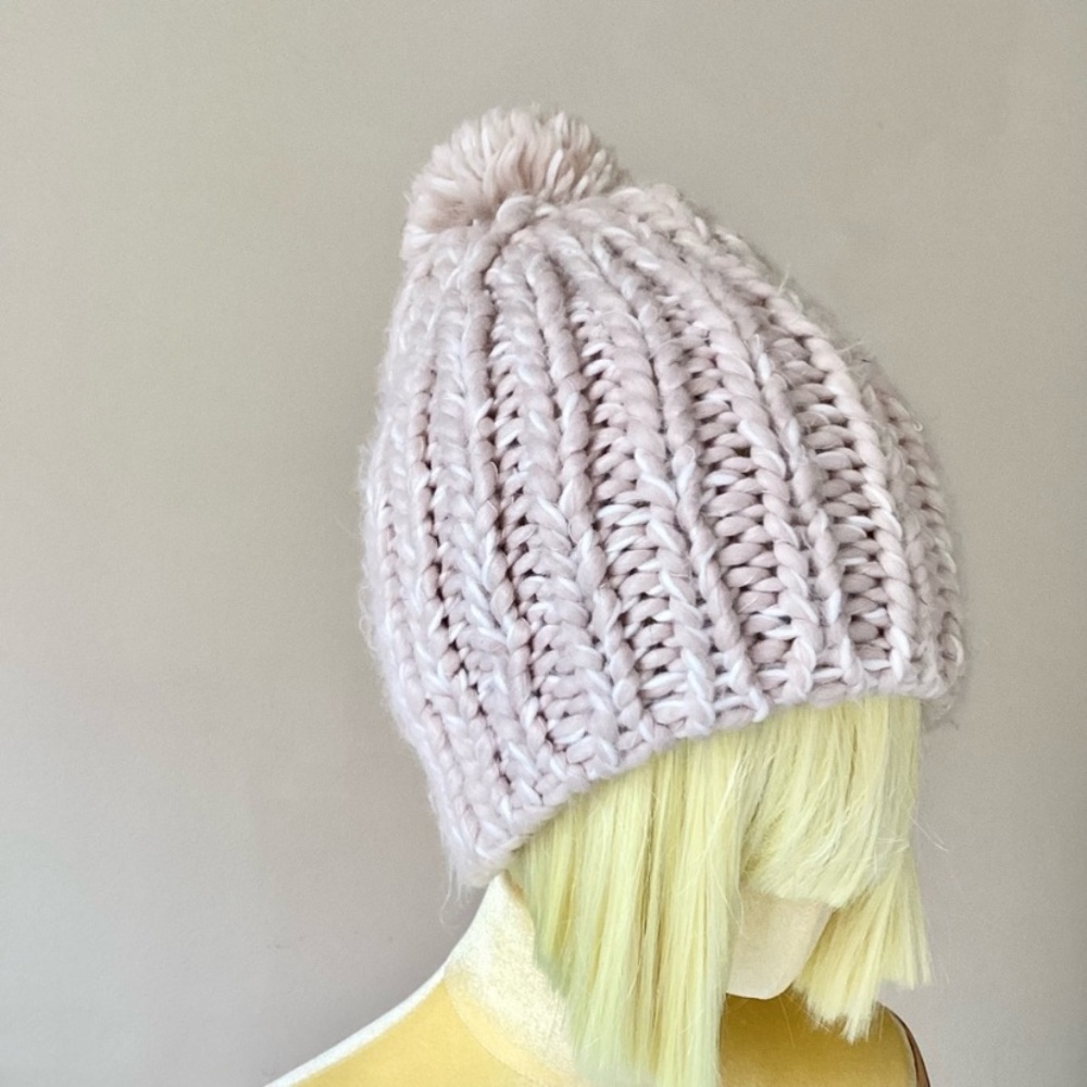 Topshop Chunky Knit Pom Pom Beanie